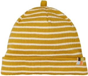 loud + proud Beanie gestreift mit Rippe Curry New
