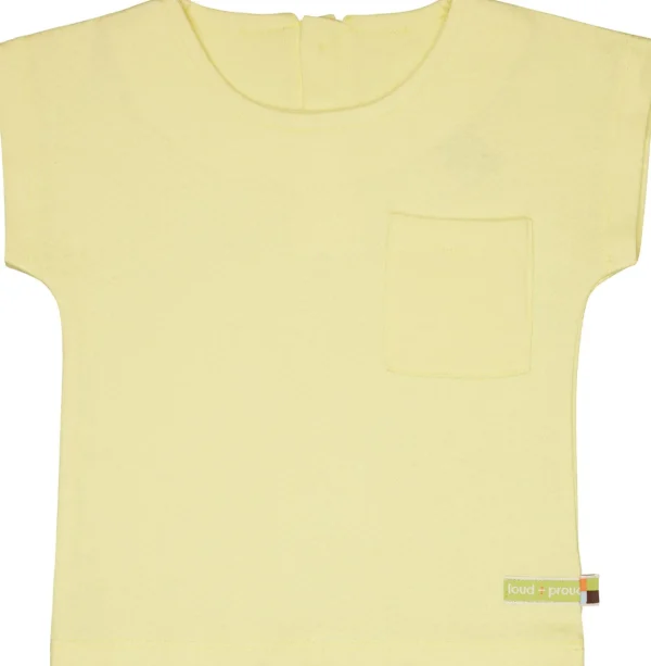 loud + proud Blusenshirt aus Musseline Jersey Blonde Hot