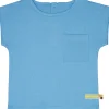 loud + proud Blusenshirt aus Musseline Jersey Basin Hot