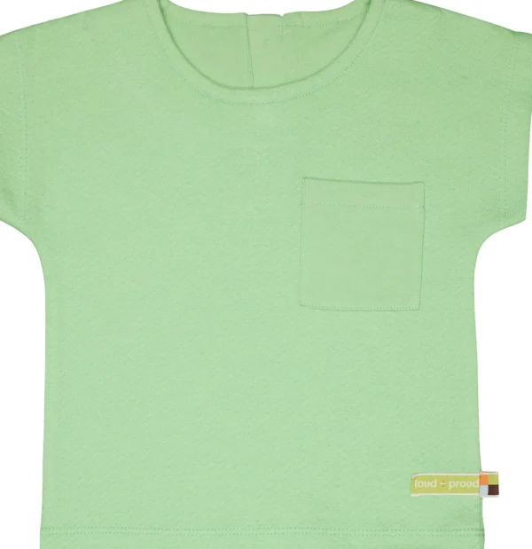 loud + proud Blusenshirt aus Musseline Jersey Opal Sale