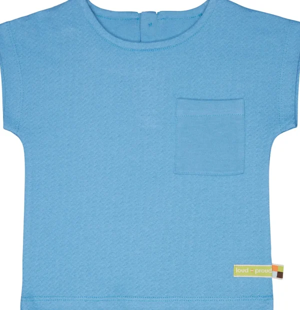 loud + proud Blusenshirt aus Musseline Jersey Basin Hot
