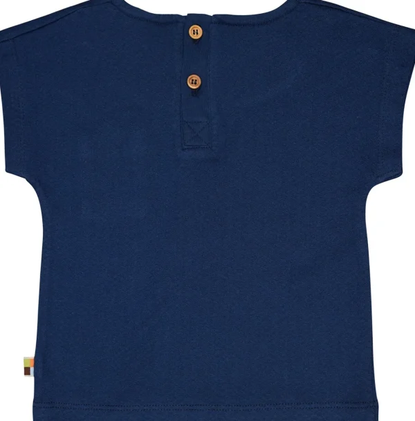 loud + proud Blusenshirt aus Musseline Jersey Ultramarine Clearance
