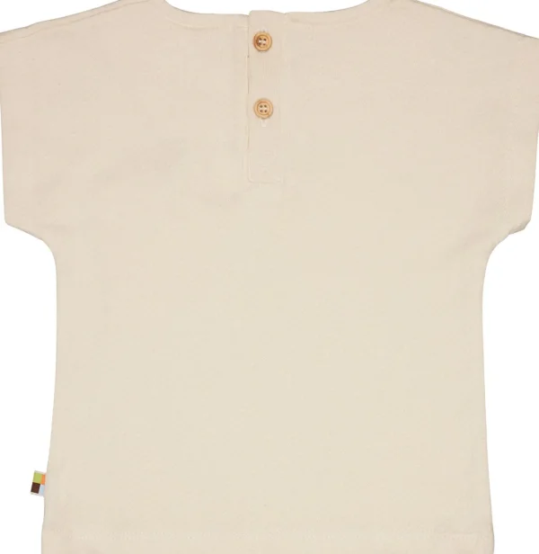 loud + proud Blusenshirt aus Musseline Jersey Vanilla Hot