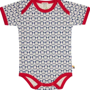 loud + proud Body Kurzarm mit Druck Affen Ultramarine Hot