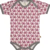 loud + proud Body Kurzarm mit Druck Elefanten Grape Discount