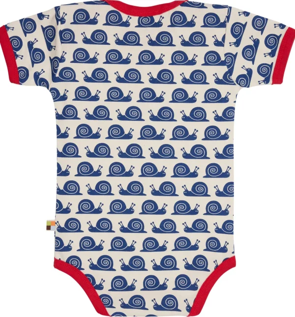 loud + proud Body Kurzarm mit Druck Schnecken Ultramarine Sale
