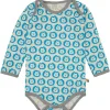 loud + proud Body Langarm mit Druck Aqua Sale