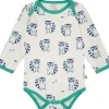 loud + proud Body langarm mit Druck Ultramarine New