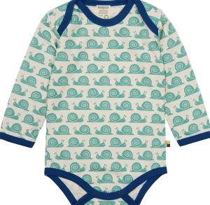 loud + proud Body Langarm mit Druck Schnecken Oregano Clearance