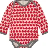 loud + proud Body Langarm mit Druck Vögel Tomato Outlet
