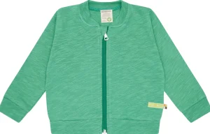 loud + proud Collegejacke Slub Jersey Plant Hot