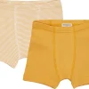 loud + proud Doppelpack Boxer aus Feinripp Curcuma Outlet