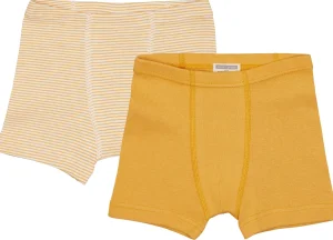 loud + proud Doppelpack Boxer aus Feinripp Curcuma Outlet