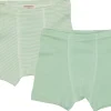 loud + proud Doppelpack Boxer aus Feinripp Pistacchio New