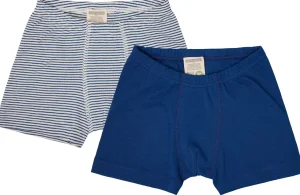 loud + proud Doppelpack Boxer aus Feinripp Ultramarine Clearance