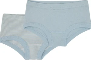 loud + proud Doppelpack Pantys aus Feinripp Eisblau Online