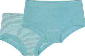 loud + proud Doppelpack Pantys aus Feinripp Lagoon Best