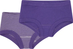 loud + proud Doppelpack Pantys aus Feinripp Violet Sale