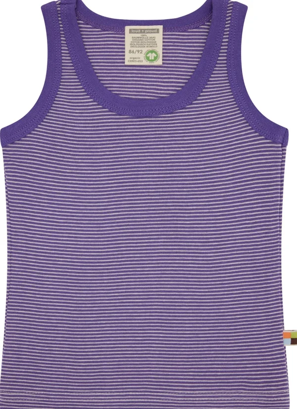 loud + proud Doppelpack Unterhemden aus Feinripp Violet New