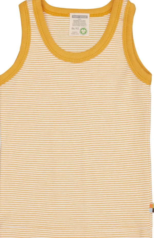 loud + proud Doppelpack Unterhemden aus Feinripp Curcuma Discount