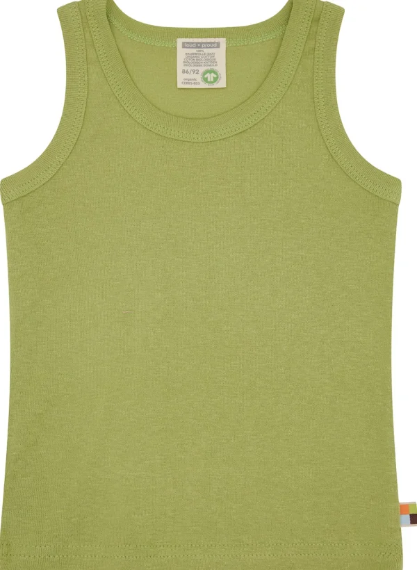 loud + proud Doppelpack Unterhemden aus Feinripp Avocado Outlet