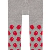 loud + proud Gemusterte Strumpfhose Grey/Birds New