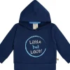 loud + proud Hoodie mit Druckmotiv Ultramarine Online