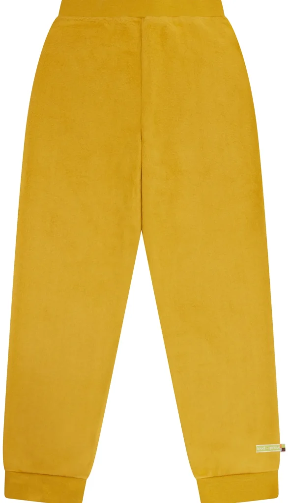 loud + proud Hose aus Baumwoll-Fleece Curry Clearance