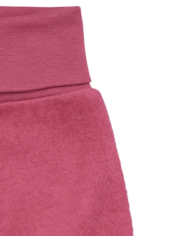 loud + proud Hose aus Baumwoll-Fleece Rouge Clearance