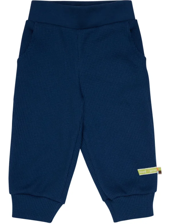 loud + proud Hose in Waffelstruktur Ultramarine New