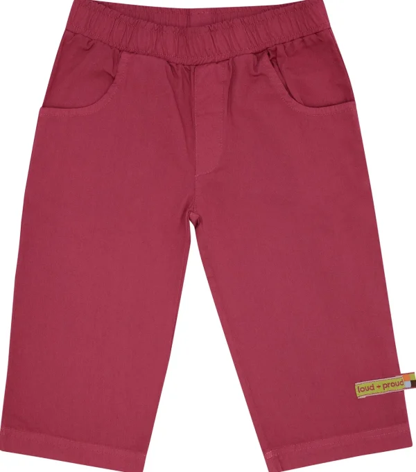 loud + proud Hose Light Twill Rouge Clearance