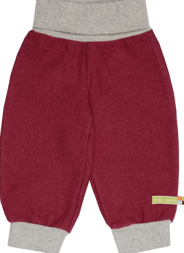 loud + proud Hose Wollwalk Berry Discount