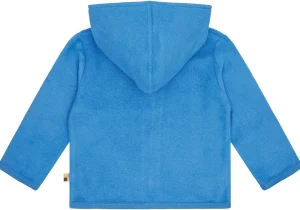 loud + proud Jacke aus Baumwoll-Fleece Azur Best