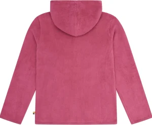 loud + proud Jacke aus Baumwoll-Fleece Rouge Best