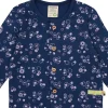 loud + proud Jacke aus Musseline Jersey mit Druck Ultramarine New
