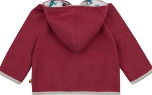 loud + proud Jacke Wollwalk Berry Best