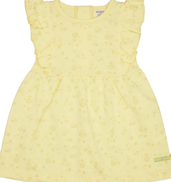 loud + proud Kleid aus Musseline Jersey mit Druck Blonde Discount