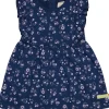 loud + proud Kleid aus Musseline Jersey mit Druck Ultramarine Online