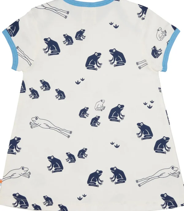 loud + proud Kleid Druck Ultramarine Clearance