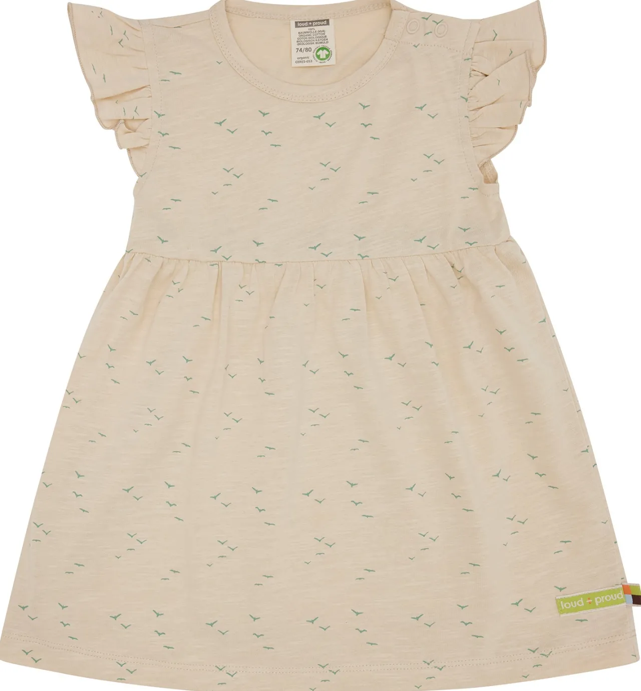kleid_slub_jersey_0-10.webp loud + proud Kleid Slub Jersey Vanilla Outlet