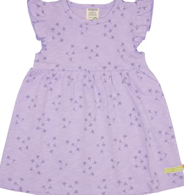 loud + proud Kleid Slub Jersey Lilac Discount
