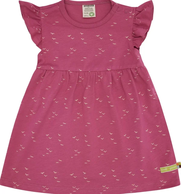 loud + proud Kleid Slub Jersey Rouge Clearance