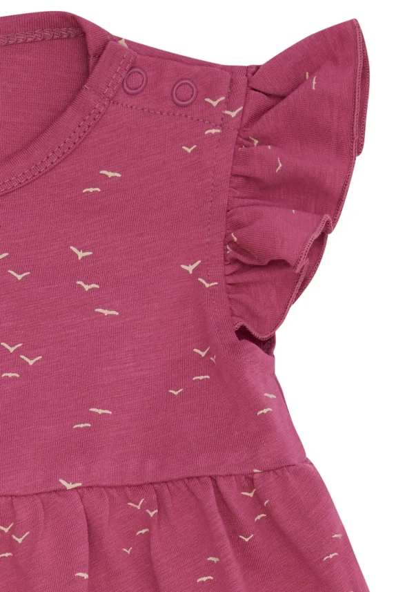 loud + proud Kleid Slub Jersey Rouge Clearance