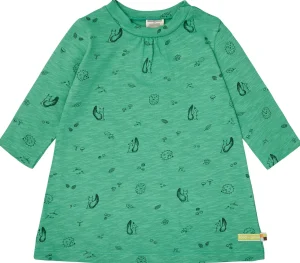 loud + proud Kleid Slub Jersey mit Druck Plant Fashion