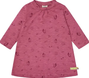 loud + proud Kleid Slub Jersey mit Druck Rouge New