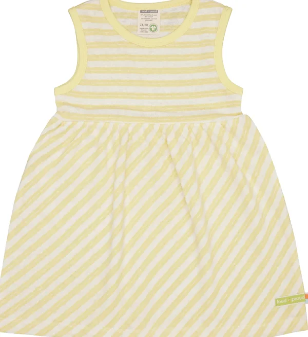 loud + proud Kleid Streifen mit Leinen Blonde Fashion