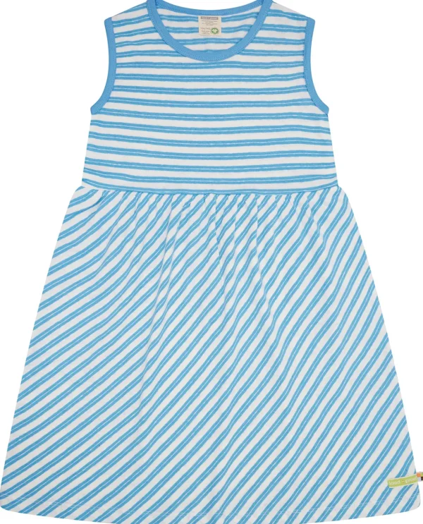 loud + proud Kleid Streifen mit Leinen Basin Hot