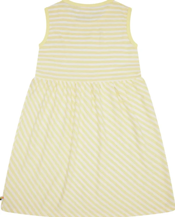 loud + proud Kleid Streifen mit Leinen Blonde Clearance