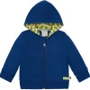 loud + proud Leichte Kapuzenjacke aus Interlock Ultramarine New