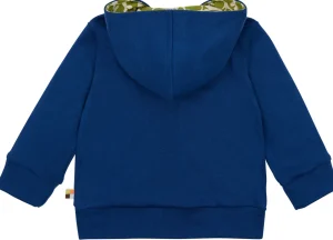 loud + proud Leichte Kapuzenjacke aus Interlock Ultramarine New